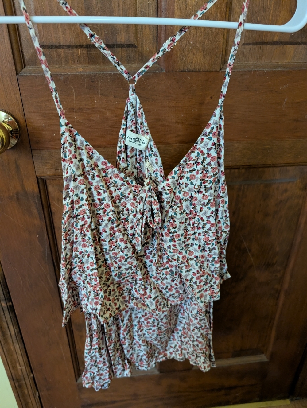 NWT Natural Life Floral Print Top